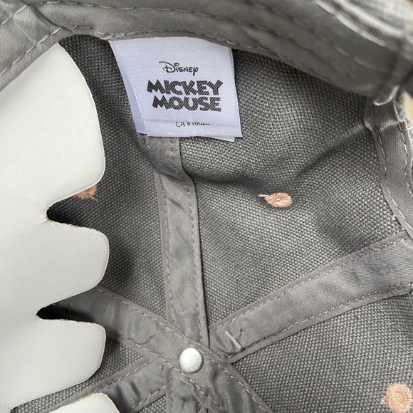 Disney Mickey Cap Unisex Grey One Size - Picture 4 of 5